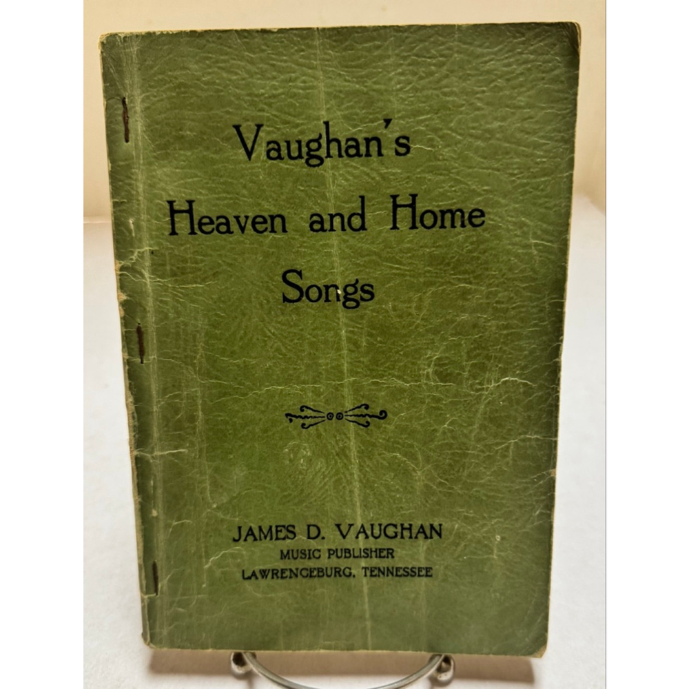 James D. Vaughan Heaven and Home Songs (1937, Softcover)